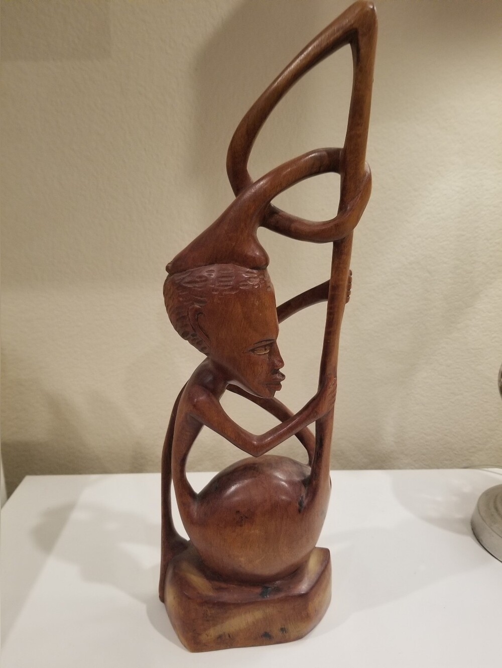 Wooden African Music Note
